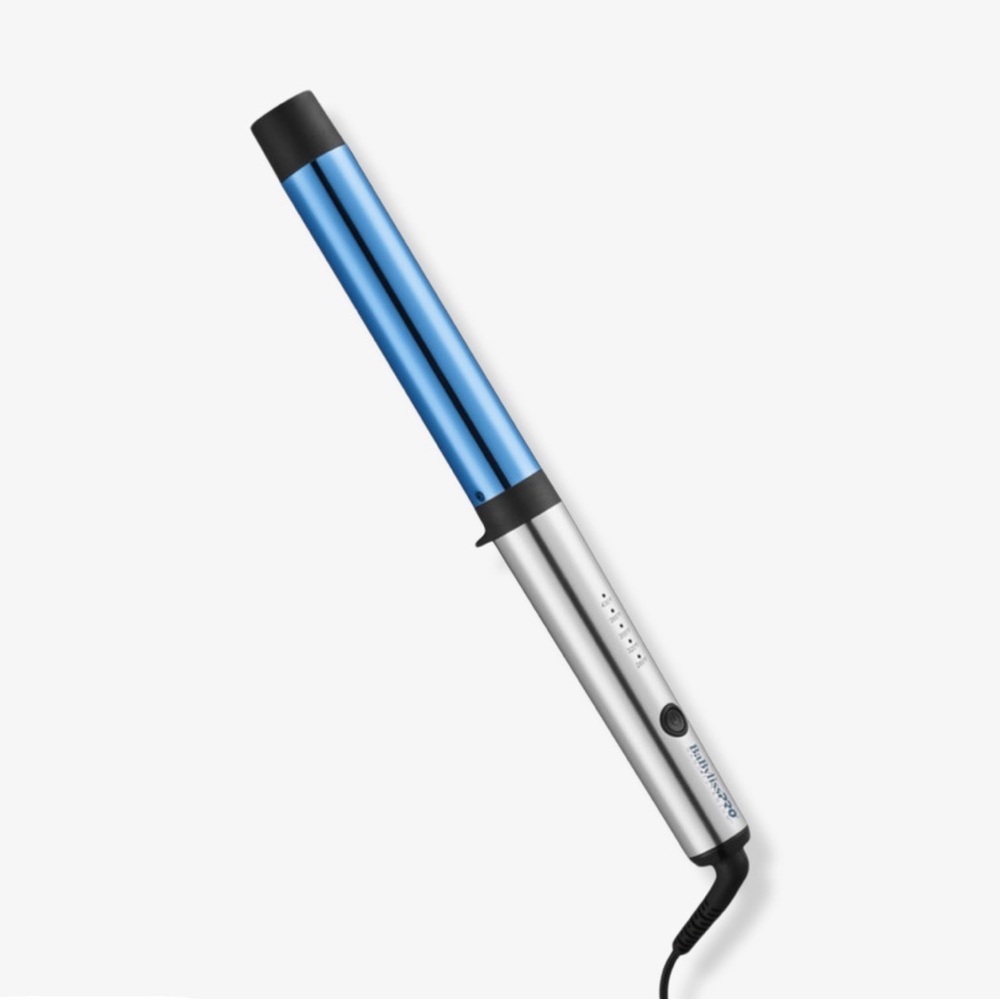 BaByliss Blue and Silver Curling Wand